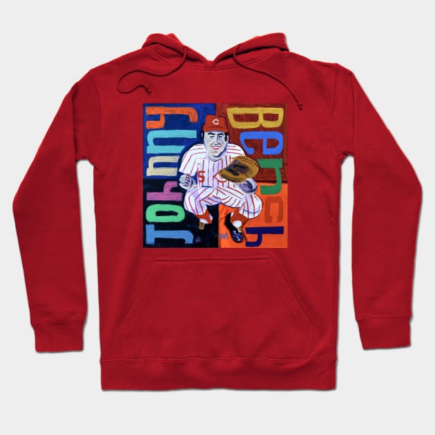 Johnny Bench Hoodie by SPINADELIC